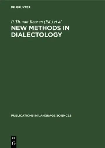 Cover of New Methods in Dialectology