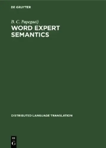 Cover of Word Expert Semantics