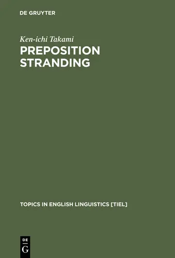 Cover of Preposition Stranding