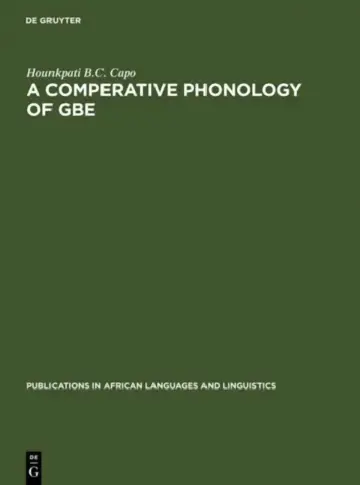 Cover of A Comparative Phonology of Gbe