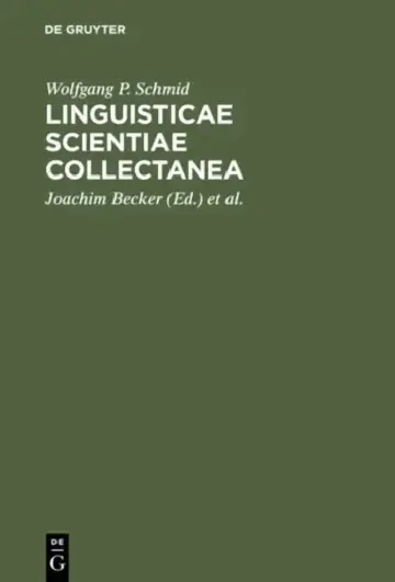 Cover of Linguisticae Scientiae Collectanea