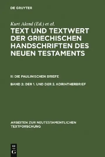 Cover of Der 1. und der 2. Korintherbrief