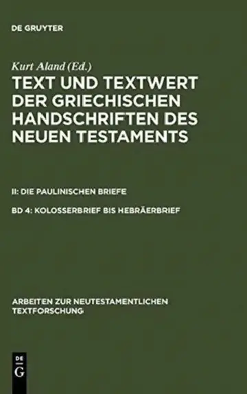 Cover of Kolosserbrief Bis Hebräerbrief