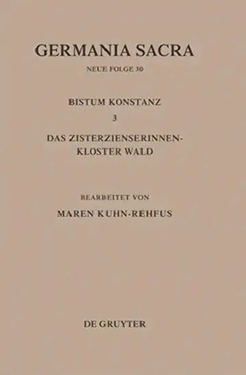 Cover of Die Bistümer Der Kirchenprovinz Mainz. Bistum Konstanz 3