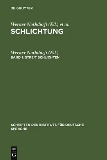 Cover of Streit schlichten