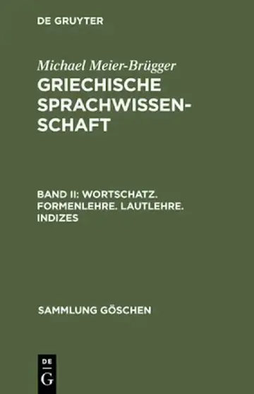 Cover of Wortschatz. Formenlehre. Lautlehre. Indizes