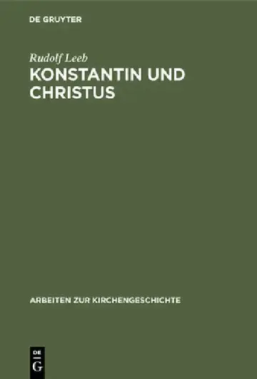 Cover of Konstantin und Christus