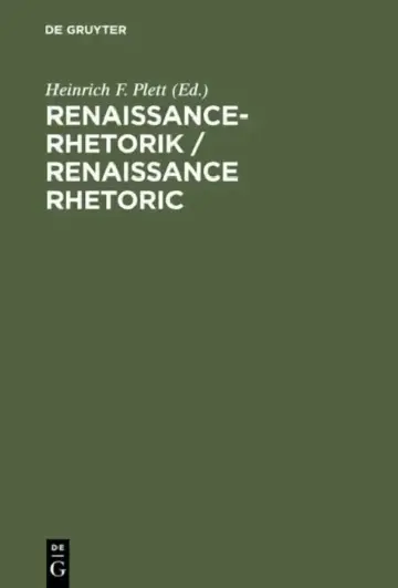 Cover of Renaissance-Rhetorik / Renaissance Rhetoric