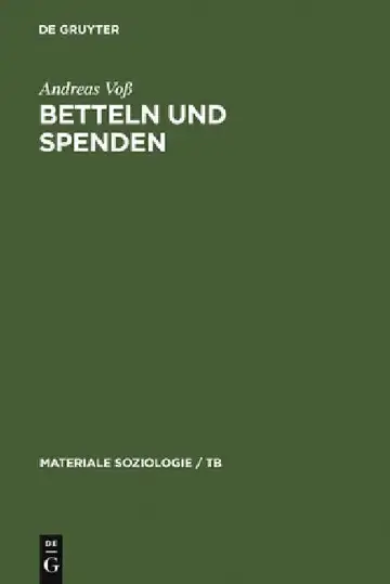 Cover of Betteln und Spenden
