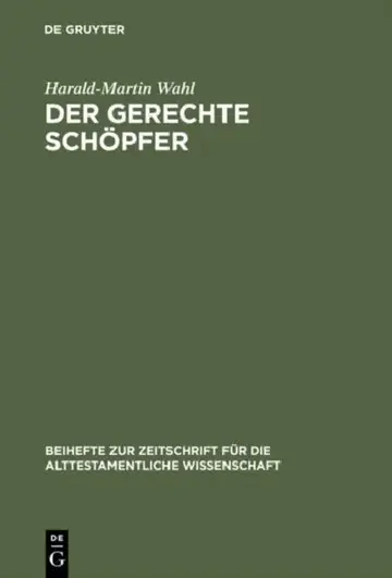 Cover of Der gerechte Schöpfer