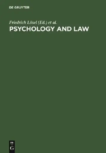 Cover of Psychology and Law