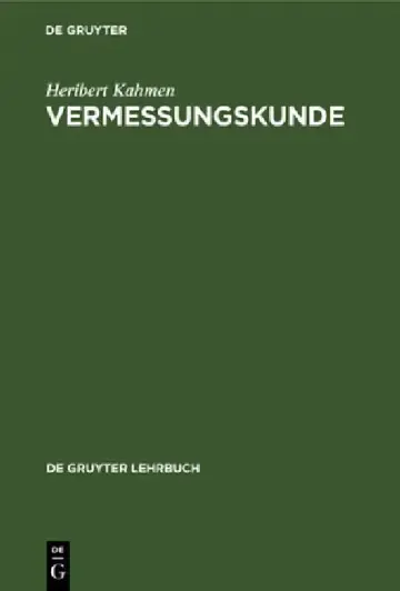 Cover of Vermessungskunde
