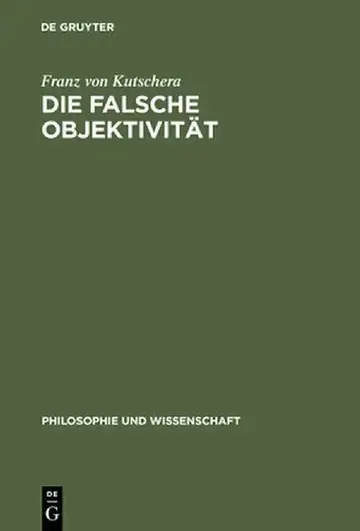 Cover of Die Falsche Objektivitat