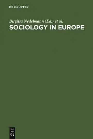 Cover of Sociology in Europe
