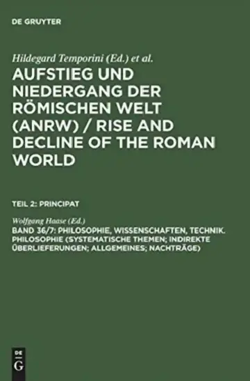 Cover of Philosophie, Wissenschaften, Technik. Philosophie (Systematische Themen; Indirekte Uberlieferungen; Allgemeines; Nachtrage)