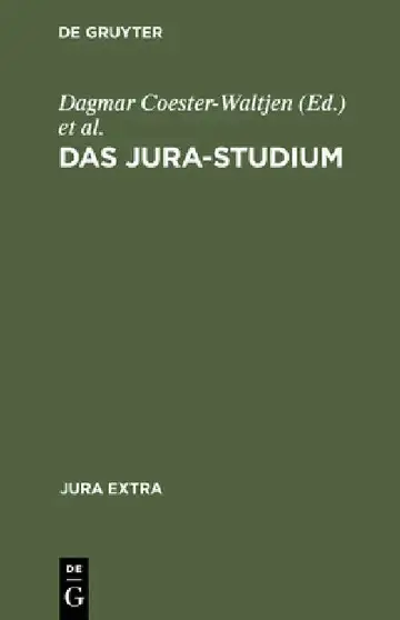 Cover of Das Jura-Studium