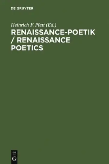 Cover of Renaissance-Poetik / Renaissance Poetics