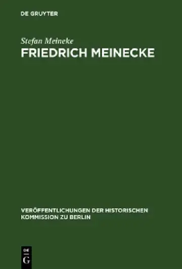 Cover of Friedrich Meinecke