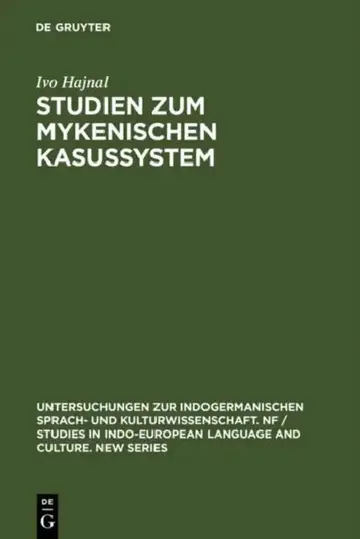 Cover of Studien Zum Mykenischen Kasussystem