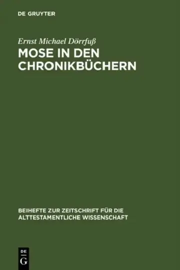 Cover of Mose in den Chronikbüchern