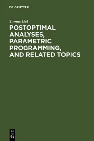 Cover of Postoptimal Analyses, Parametric Programming, and Related Topics