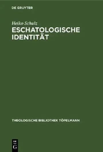 Cover of Eschatologische Identität