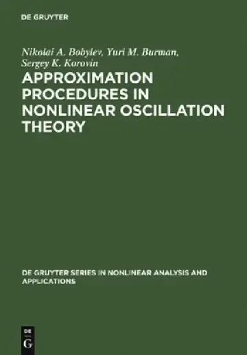 Cover of Approximation Procedures in Nonlinear Oscillation Theory