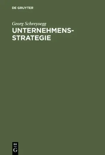 Cover of Unternehmensstrategie
