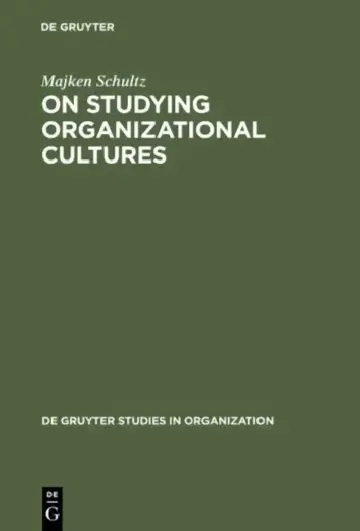Cover of On Studying Organizational Cultures