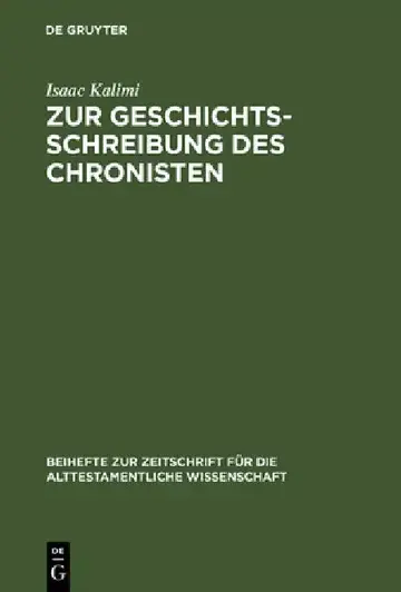 Cover of Zur Geschichtsschreibung Des Chronisten
