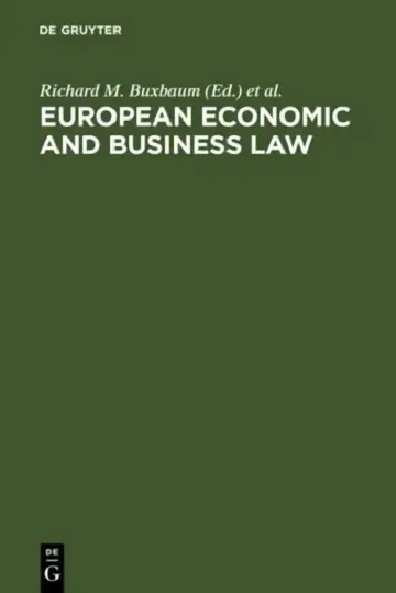 Cover of European Economic and Business Law