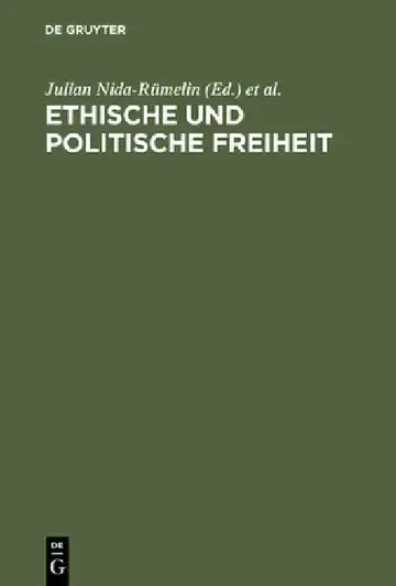 Cover of Ethische und politische Freiheit