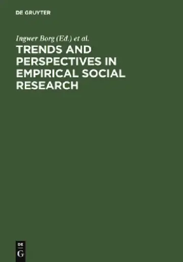 Cover of Trends and Perspectives in Empirical Social Research