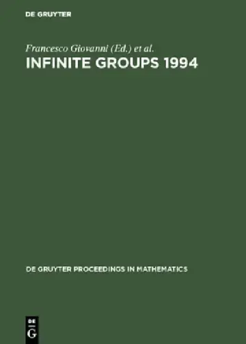 Cover of Infinite Groups 1994