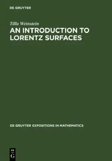 Cover of An Introduction to Lorentz Surfaces