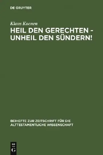 Cover of Heil den Gerechten - Unheil den Sündern!