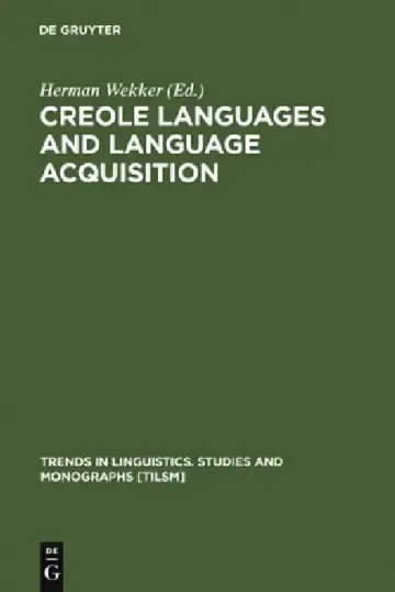 Cover of Creole Languages and Language Acquisition