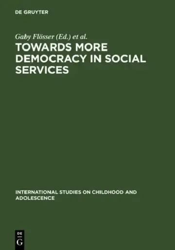 Cover of Towards More Democracy in Social Services