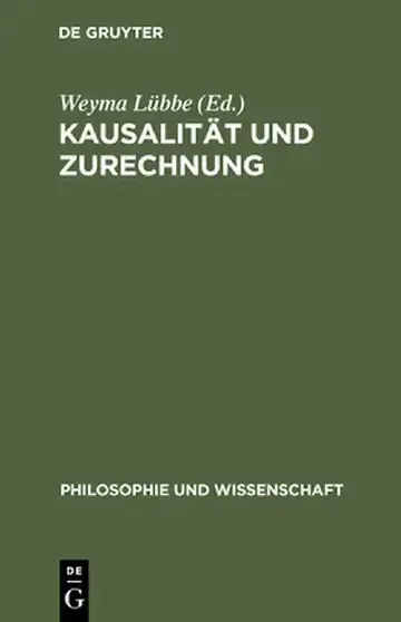 Cover of Kausalitat Und Zurechnung