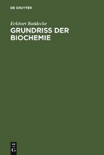 Cover of Grundriss Der Biochemie