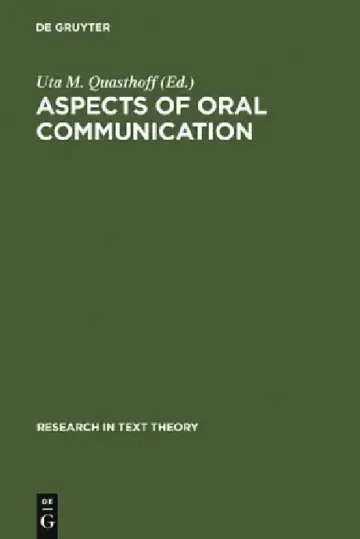 Cover of Aspects of Oral Communication