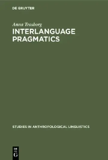 Cover of Interlanguage Pragmatics