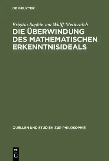Cover of Die Überwindung des mathematischen Erkenntnisideals