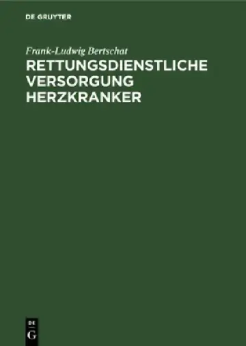 Cover of Rettungsdienstliche Versorgung Herzkranker
