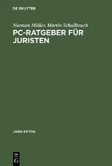 Cover of PC-Ratgeber für Juristen