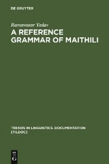 Cover of A Reference Grammar of Maithili