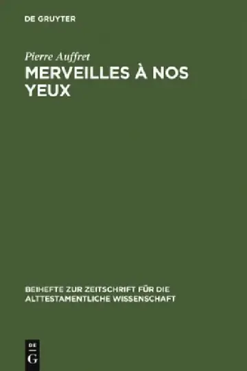 Cover of Merveilles à nos yeux