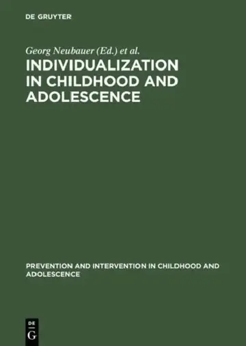 Cover of Individualization in Childhood and Adolescence