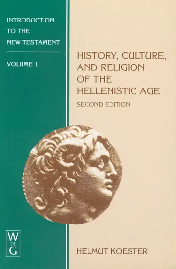 Cover of History, Culture, and Religion of the Hellenistic Age