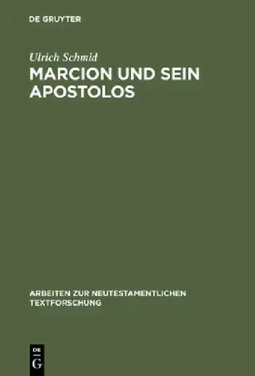Cover of Marcion Und Sein Apostolos